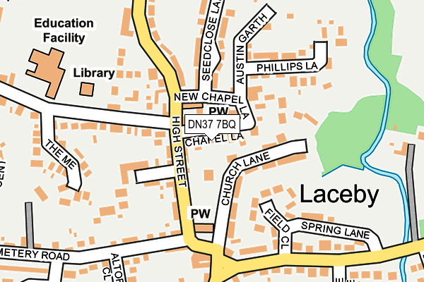 DN37 7BQ map - OS OpenMap – Local (Ordnance Survey) DN37 7BQ map - OS OpenMap – Local (Ordnance Survey)