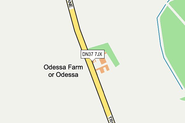DN37 7JX map - OS OpenMap – Local (Ordnance Survey) DN37 7JX map - OS OpenMap – Local (Ordnance Survey)
