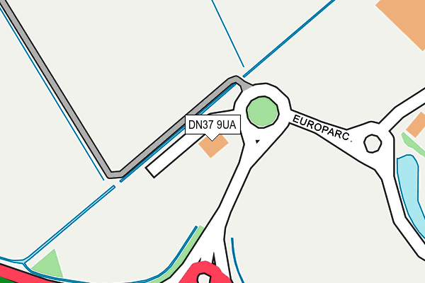 DN37 9UA map - OS OpenMap – Local (Ordnance Survey) DN37 9UA map - OS OpenMap – Local (Ordnance Survey)