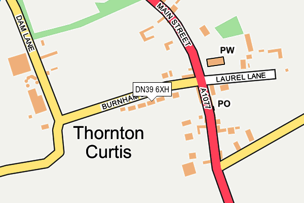 DN39 6XH map - OS OpenMap – Local (Ordnance Survey) DN39 6XH map - OS OpenMap – Local (Ordnance Survey)