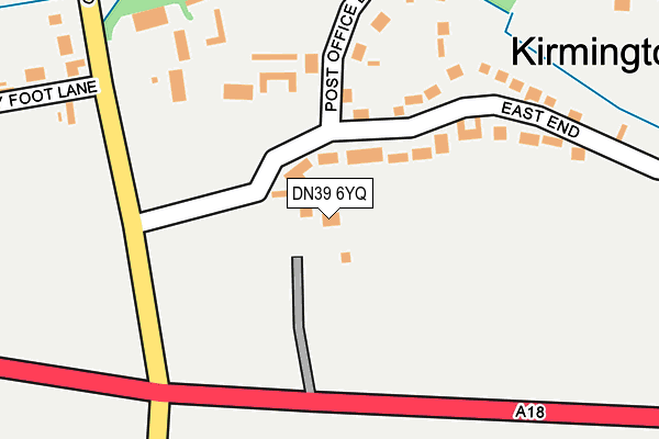DN39 6YQ map - OS OpenMap – Local (Ordnance Survey) DN39 6YQ map - OS OpenMap – Local (Ordnance Survey)