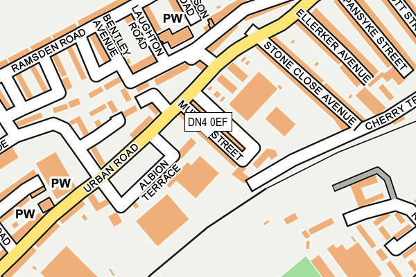 DN4 0EF map - OS OpenMap – Local (Ordnance Survey) DN4 0EF map - OS OpenMap – Local (Ordnance Survey)