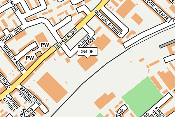 DN4 0EJ map - OS OpenMap – Local (Ordnance Survey) DN4 0EJ map - OS OpenMap – Local (Ordnance Survey)