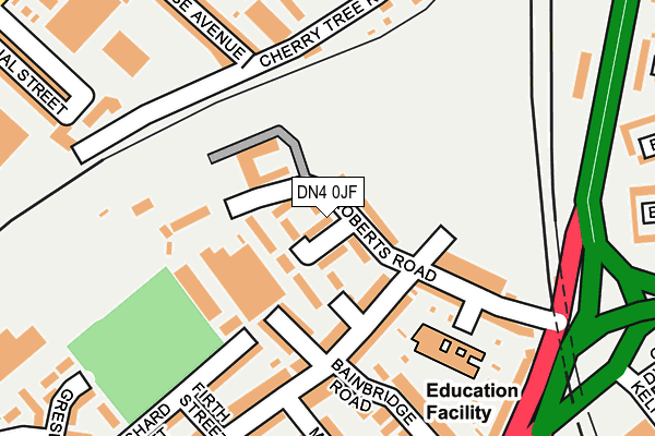 DN4 0JF map - OS OpenMap – Local (Ordnance Survey) DN4 0JF map - OS OpenMap – Local (Ordnance Survey)