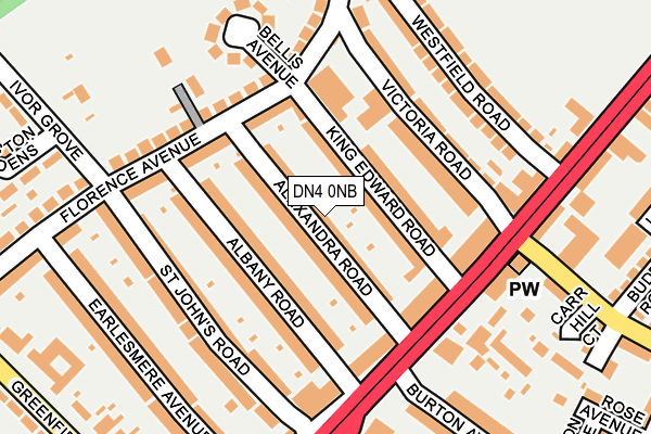 DN4 0NB map - OS OpenMap – Local (Ordnance Survey) DN4 0NB map - OS OpenMap – Local (Ordnance Survey)