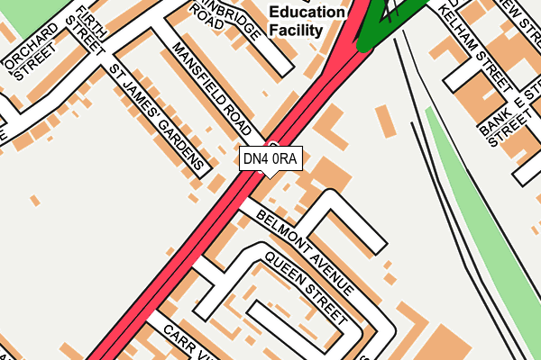 DN4 0RA map - OS OpenMap – Local (Ordnance Survey) DN4 0RA map - OS OpenMap – Local (Ordnance Survey)