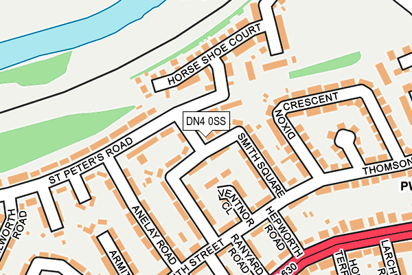 DN4 0SS map - OS OpenMap – Local (Ordnance Survey) DN4 0SS map - OS OpenMap – Local (Ordnance Survey)