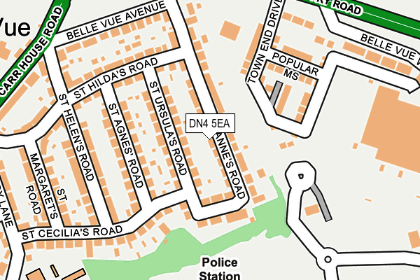 DN4 5EA map - OS OpenMap – Local (Ordnance Survey) DN4 5EA map - OS OpenMap – Local (Ordnance Survey)