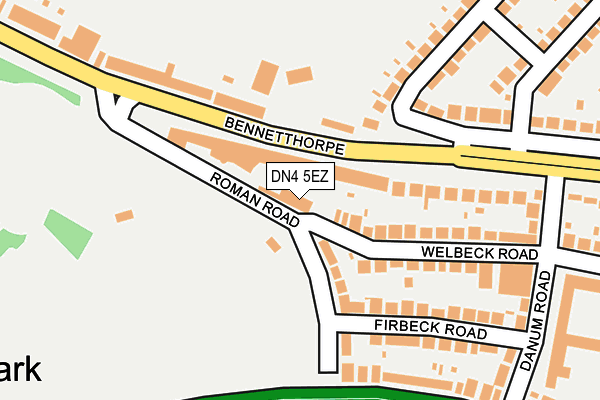 DN4 5EZ map - OS OpenMap – Local (Ordnance Survey) DN4 5EZ map - OS OpenMap – Local (Ordnance Survey)