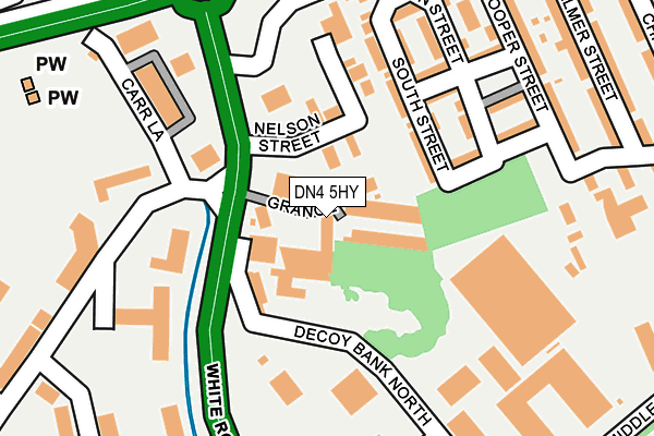 DN4 5HY map - OS OpenMap – Local (Ordnance Survey) DN4 5HY map - OS OpenMap – Local (Ordnance Survey)