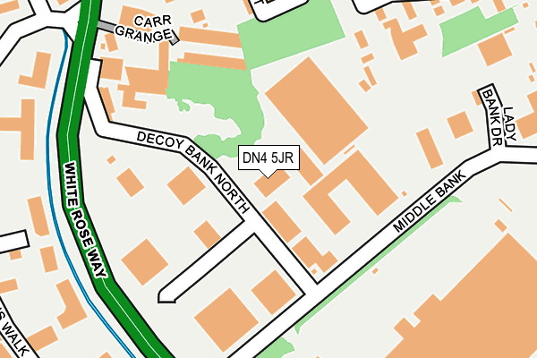 DN4 5JR map - OS OpenMap – Local (Ordnance Survey) DN4 5JR map - OS OpenMap – Local (Ordnance Survey)
