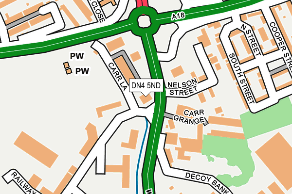 DN4 5ND map - OS OpenMap – Local (Ordnance Survey) DN4 5ND map - OS OpenMap – Local (Ordnance Survey)