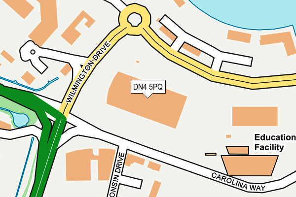 DN4 5PQ map - OS OpenMap – Local (Ordnance Survey) DN4 5PQ map - OS OpenMap – Local (Ordnance Survey)