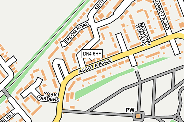 DN4 6HF map - OS OpenMap – Local (Ordnance Survey) DN4 6HF map - OS OpenMap – Local (Ordnance Survey)
