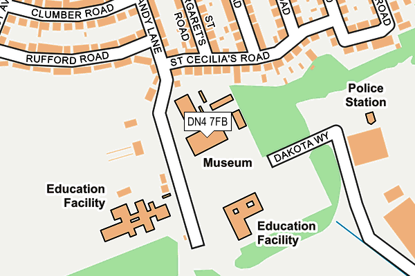 DN4 7FB map - OS OpenMap – Local (Ordnance Survey) DN4 7FB map - OS OpenMap – Local (Ordnance Survey)