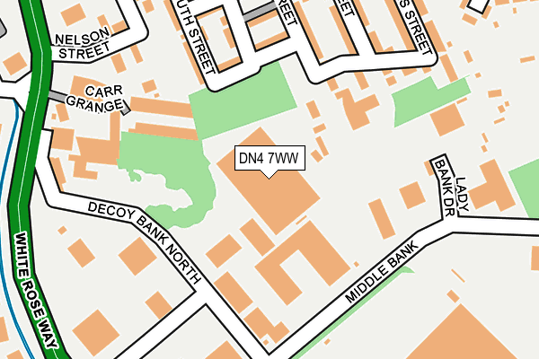DN4 7WW map - OS OpenMap – Local (Ordnance Survey) DN4 7WW map - OS OpenMap – Local (Ordnance Survey)