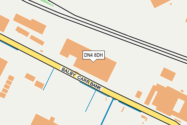 DN4 8DH map - OS OpenMap – Local (Ordnance Survey) DN4 8DH map - OS OpenMap – Local (Ordnance Survey)