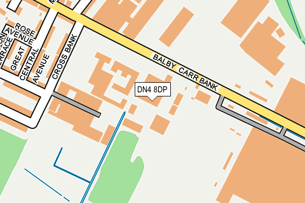 DN4 8DP map - OS OpenMap – Local (Ordnance Survey) DN4 8DP map - OS OpenMap – Local (Ordnance Survey)