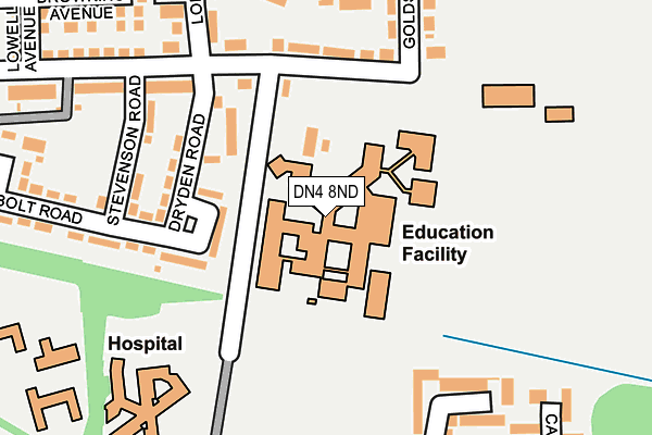 DN4 8ND map - OS OpenMap – Local (Ordnance Survey) DN4 8ND map - OS OpenMap – Local (Ordnance Survey)