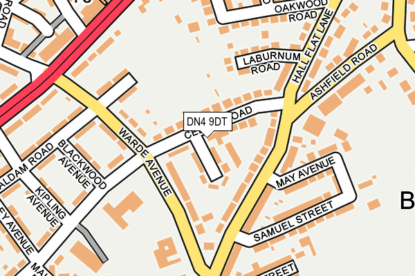 DN4 9DT map - OS OpenMap – Local (Ordnance Survey) DN4 9DT map - OS OpenMap – Local (Ordnance Survey)