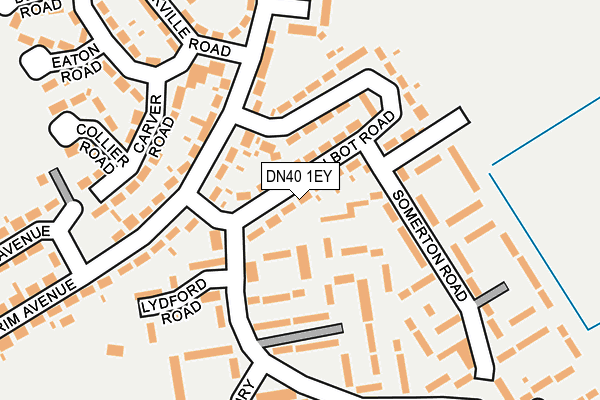 DN40 1EY map - OS OpenMap – Local (Ordnance Survey) DN40 1EY map - OS OpenMap – Local (Ordnance Survey)