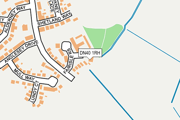 DN40 1RH map - OS OpenMap – Local (Ordnance Survey) DN40 1RH map - OS OpenMap – Local (Ordnance Survey)