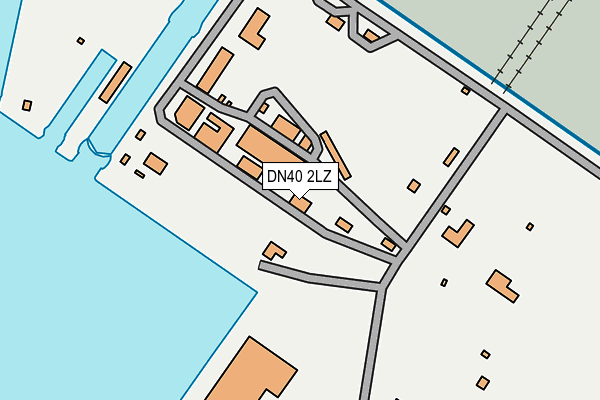 DN40 2LZ map - OS OpenMap – Local (Ordnance Survey) DN40 2LZ map - OS OpenMap – Local (Ordnance Survey)