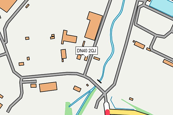 DN40 2QJ map - OS OpenMap – Local (Ordnance Survey) DN40 2QJ map - OS OpenMap – Local (Ordnance Survey)