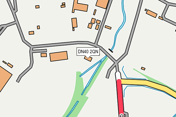 DN40 2QN map - OS OpenMap – Local (Ordnance Survey) DN40 2QN map - OS OpenMap – Local (Ordnance Survey)