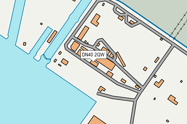 DN40 2QW map - OS OpenMap – Local (Ordnance Survey) DN40 2QW map - OS OpenMap – Local (Ordnance Survey)