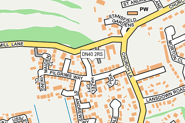 DN40 2RS map - OS OpenMap – Local (Ordnance Survey) DN40 2RS map - OS OpenMap – Local (Ordnance Survey)