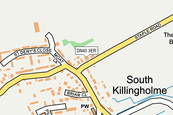 DN40 3ER map - OS OpenMap – Local (Ordnance Survey)