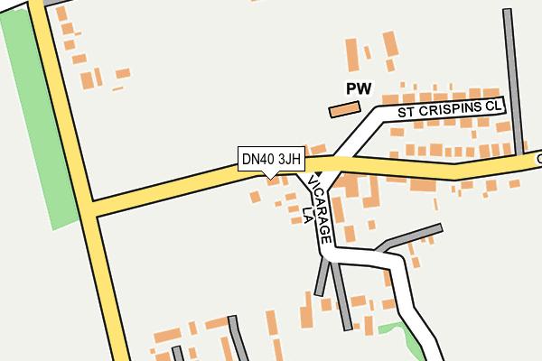 DN40 3JH map - OS OpenMap – Local (Ordnance Survey) DN40 3JH map - OS OpenMap – Local (Ordnance Survey)