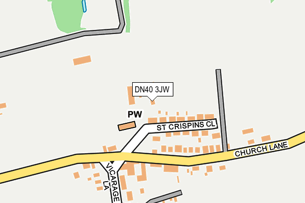 DN40 3JW map - OS OpenMap – Local (Ordnance Survey) DN40 3JW map - OS OpenMap – Local (Ordnance Survey)