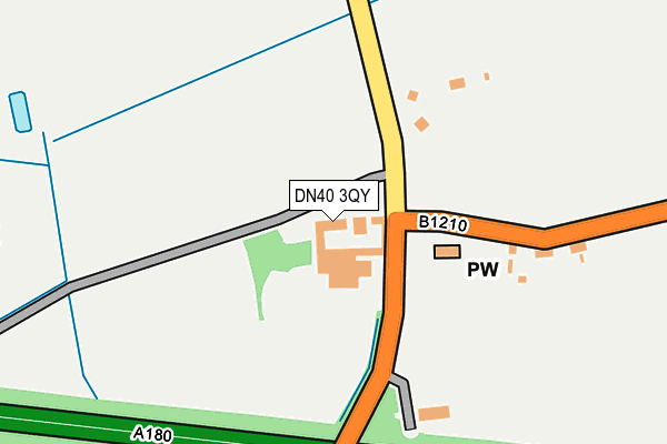 DN40 3QY map - OS OpenMap – Local (Ordnance Survey) DN40 3QY map - OS OpenMap – Local (Ordnance Survey)