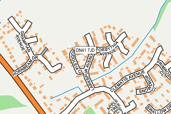 DN41 7JD map - OS OpenMap – Local (Ordnance Survey) DN41 7JD map - OS OpenMap – Local (Ordnance Survey)