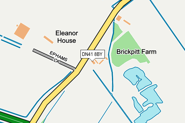 DN41 8BY map - OS OpenMap – Local (Ordnance Survey) DN41 8BY map - OS OpenMap – Local (Ordnance Survey)