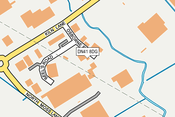 DN41 8DG map - OS OpenMap – Local (Ordnance Survey) DN41 8DG map - OS OpenMap – Local (Ordnance Survey)