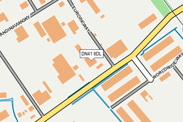 DN41 8DL map - OS OpenMap – Local (Ordnance Survey) DN41 8DL map - OS OpenMap – Local (Ordnance Survey)