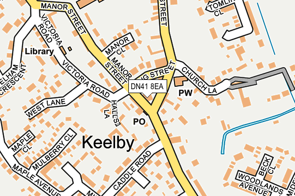 DN41 8EA map - OS OpenMap – Local (Ordnance Survey) DN41 8EA map - OS OpenMap – Local (Ordnance Survey)