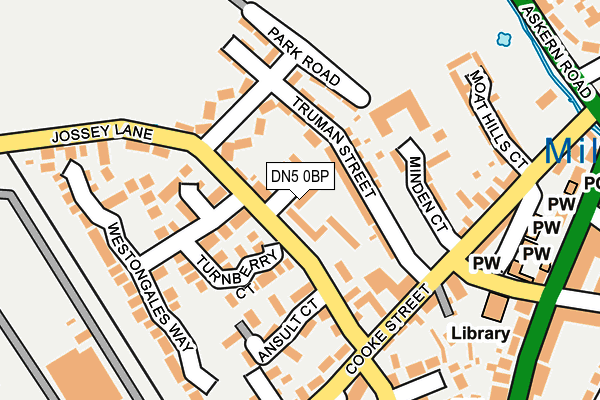DN5 0BP map - OS OpenMap – Local (Ordnance Survey) DN5 0BP map - OS OpenMap – Local (Ordnance Survey)