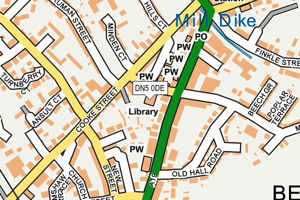 DN5 0DE map - OS OpenMap – Local (Ordnance Survey) DN5 0DE map - OS OpenMap – Local (Ordnance Survey)