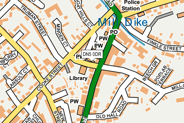 DN5 0DR map - OS OpenMap – Local (Ordnance Survey) DN5 0DR map - OS OpenMap – Local (Ordnance Survey)