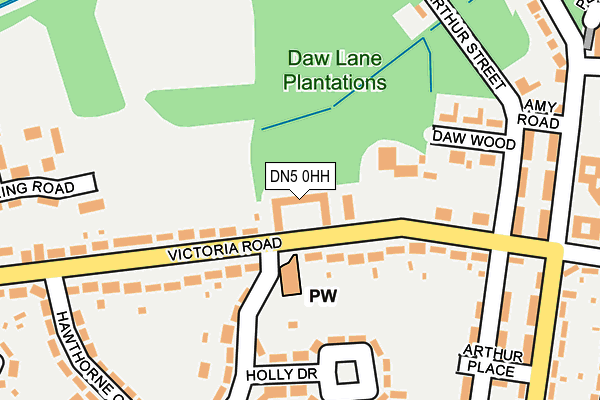 DN5 0HH map - OS OpenMap – Local (Ordnance Survey) DN5 0HH map - OS OpenMap – Local (Ordnance Survey)