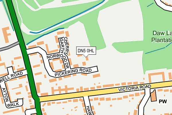 DN5 0HL map - OS OpenMap – Local (Ordnance Survey) DN5 0HL map - OS OpenMap – Local (Ordnance Survey)