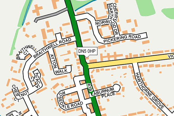 DN5 0HP map - OS OpenMap – Local (Ordnance Survey) DN5 0HP map - OS OpenMap – Local (Ordnance Survey)