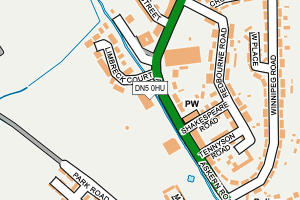 DN5 0HU map - OS OpenMap – Local (Ordnance Survey) DN5 0HU map - OS OpenMap – Local (Ordnance Survey)
