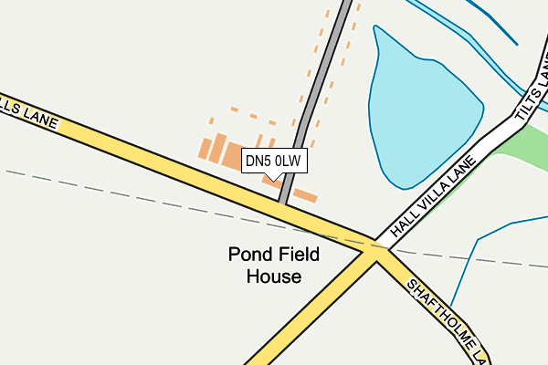 DN5 0LW map - OS OpenMap – Local (Ordnance Survey) DN5 0LW map - OS OpenMap – Local (Ordnance Survey)
