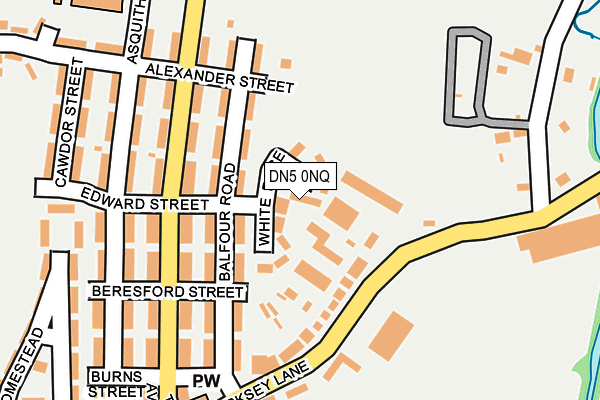 DN5 0NQ map - OS OpenMap – Local (Ordnance Survey) DN5 0NQ map - OS OpenMap – Local (Ordnance Survey)