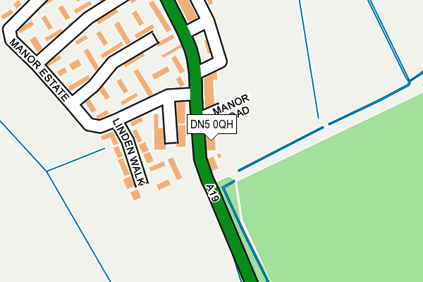 DN5 0QH map - OS OpenMap – Local (Ordnance Survey) DN5 0QH map - OS OpenMap – Local (Ordnance Survey)